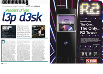 magasine custom pc advert